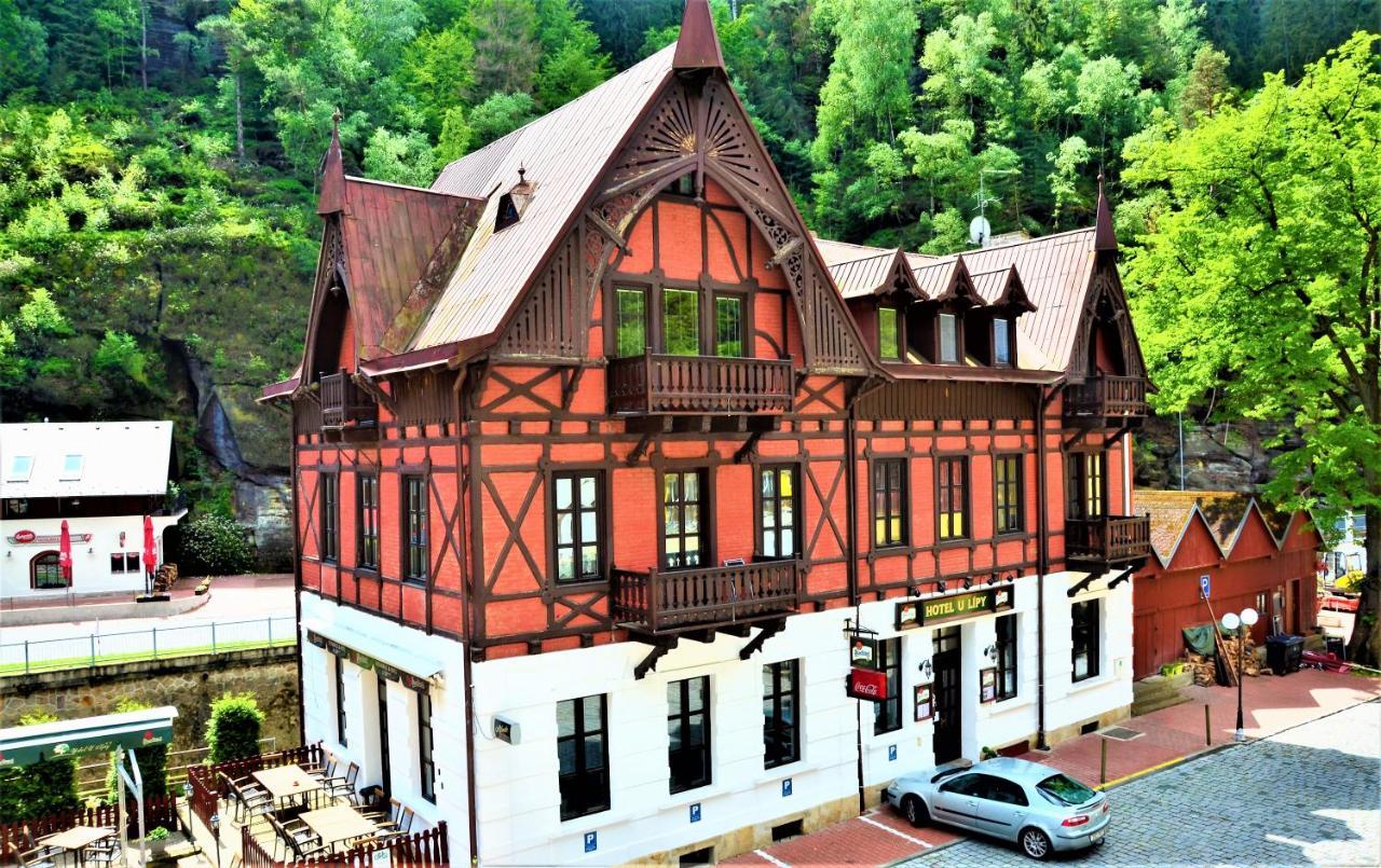 Hotel U Lípy Hřensko Exterior foto