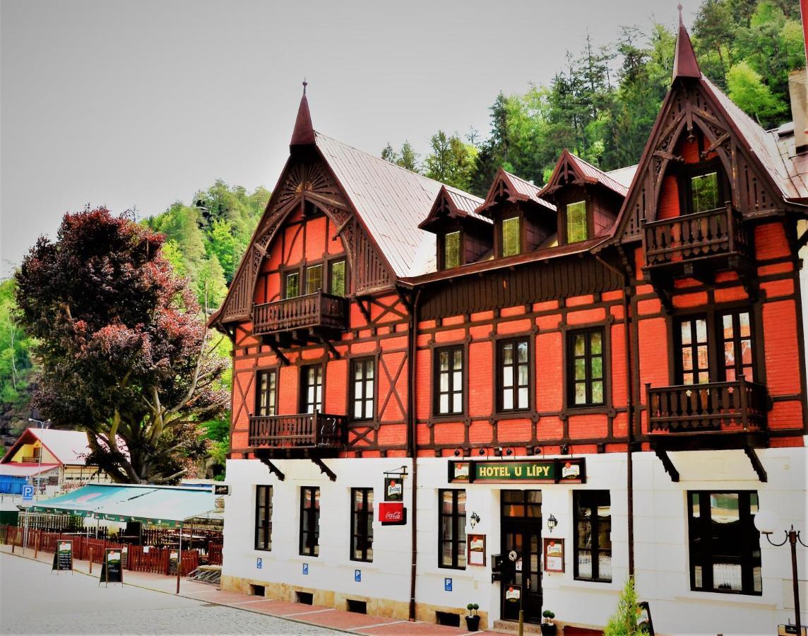 Hotel U Lípy Hřensko Exterior foto
